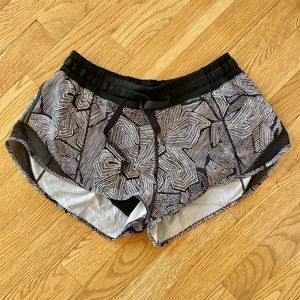 Black & White Lululemon Shorts